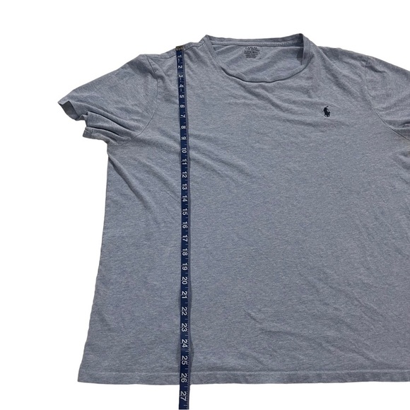 Polo Ralph Lauren Smoky Blue & Navy Pony Short Sleeve T-Shirt Sz XL 100% Cotton - Picture 9 of 12
